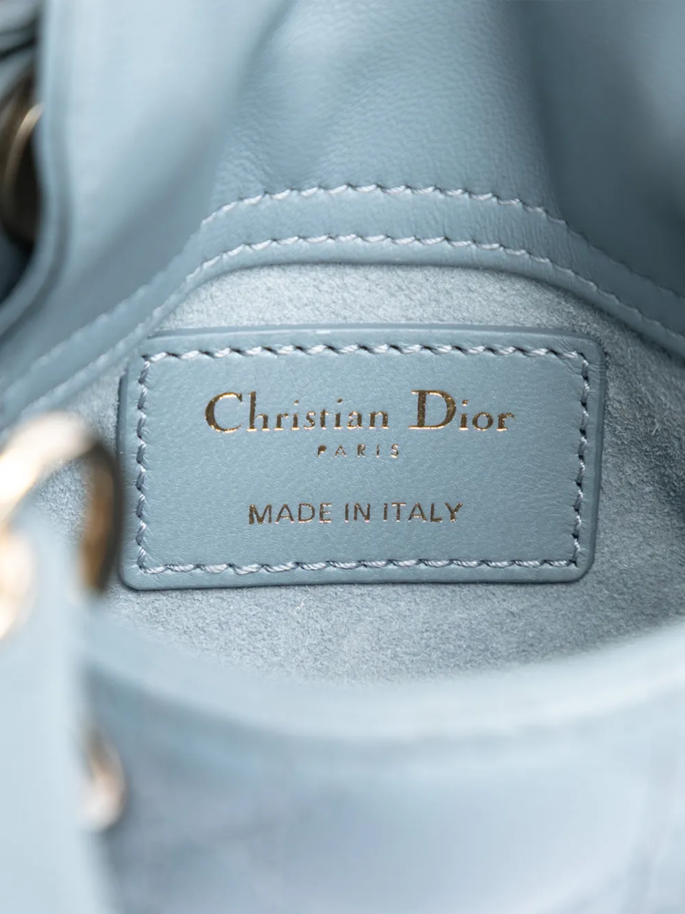 Christian Dior Pre-Owned 2021 マイクロ ラムスキン カナージュ