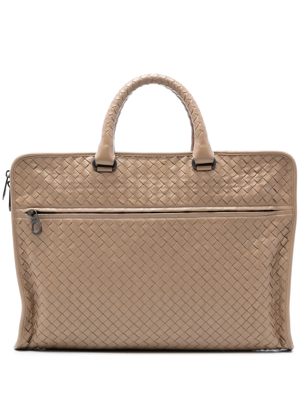 Bottega Veneta Pre-Owned 2012-2026 Nappa Intrecciato business bag - Brown