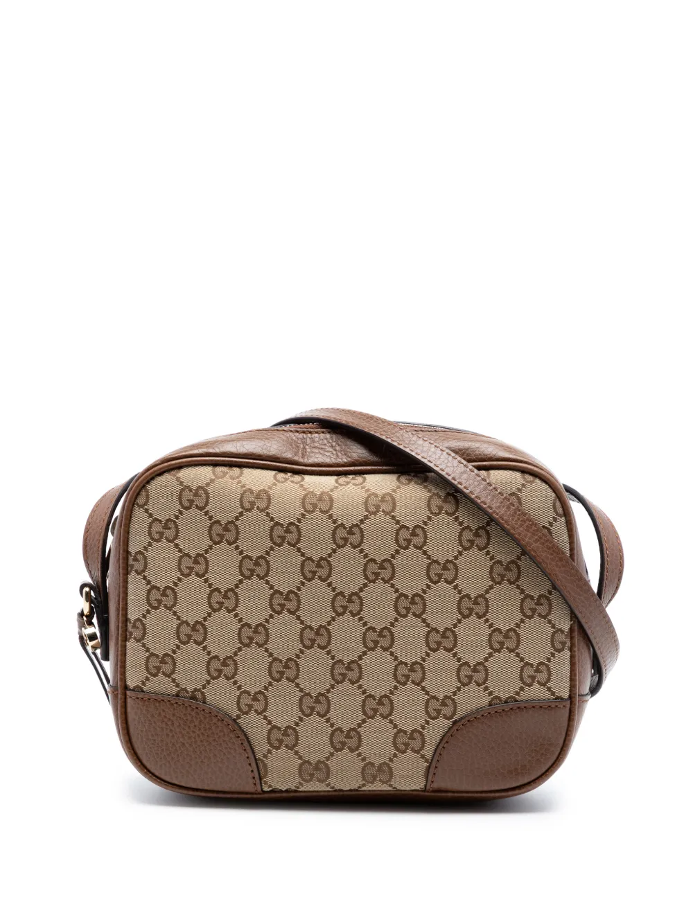 Gucci Pre-Owned 2016-2026 GG Canvas Bree crossbody bag - Toni neutri