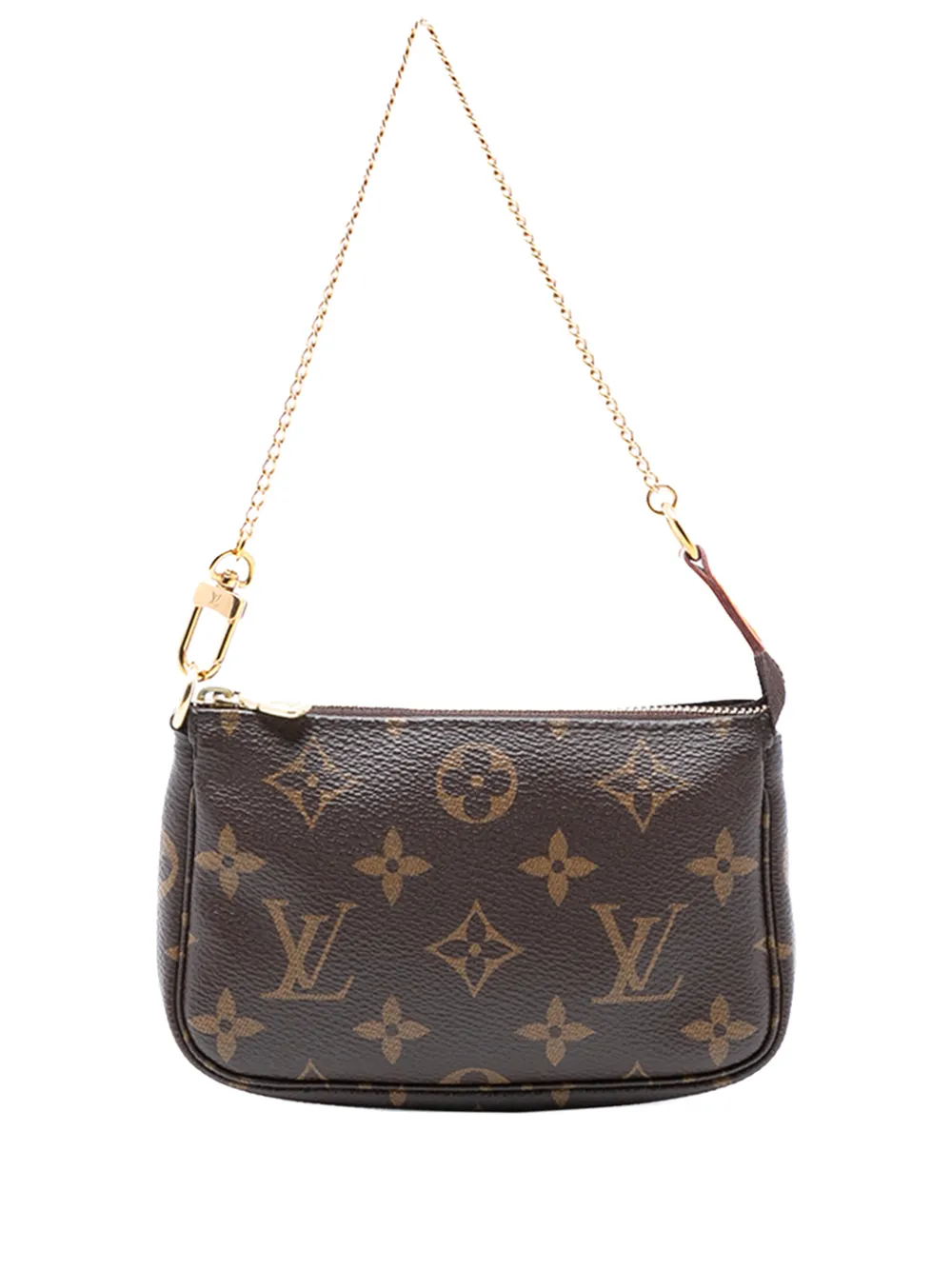 Louis Vuitton Pre-Owned 2021 Monogram Mini Pochette Accessoires handbag - Marrone