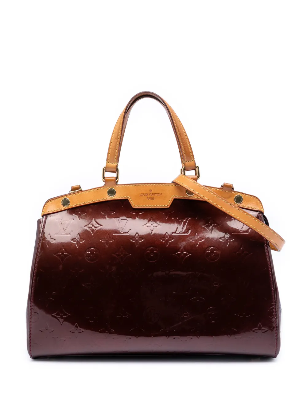 Louis Vuitton Pre-Owned 2010 Monogram Vernis Brea MM satchel - Rosso