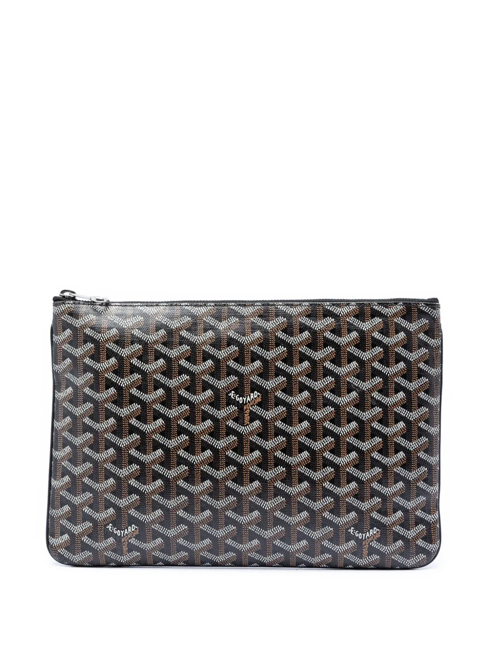 Goyard Pre-Owned 2015 Goyardine Senat MM clutch bag - Nero