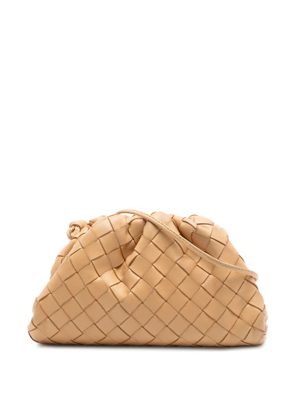 Bottega Veneta Pre-Owned 2012-2026 Nappa Intrecciato The Mini Pouch crossbody bag - Marrone