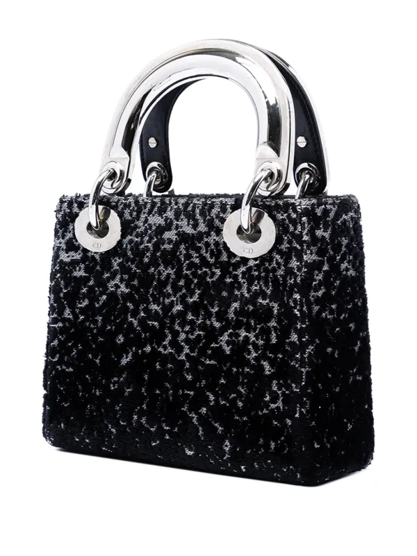 Christian Dior Pre-Owned 2014 ミニ ファブリック ラメ レディ 