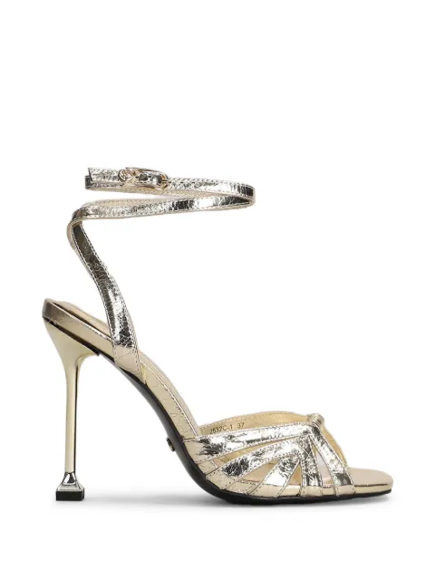 Gold & Rouge sandalias Ama con efecto arrugado