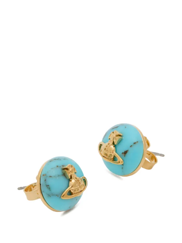 Vivienne Westwood オーブ ピアス | ブルー | FARFETCH JP