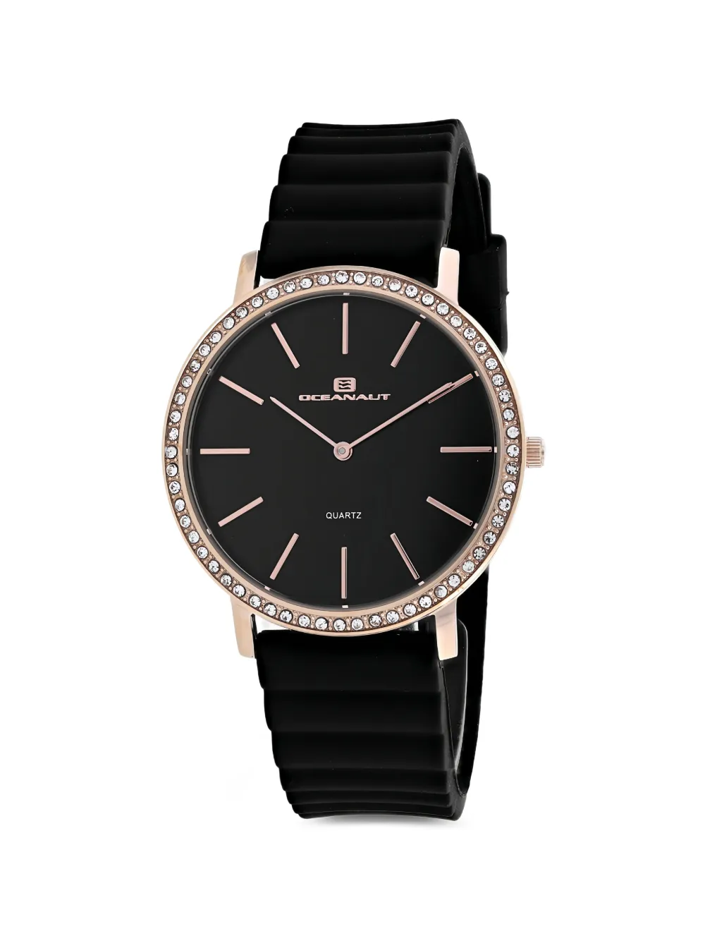 OCEANAUT crystal-embellished 40mm watch - Nero