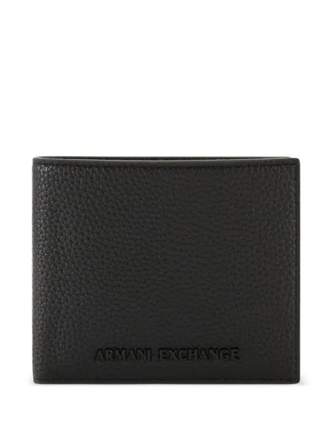Armani Exchange logo-detail wallet