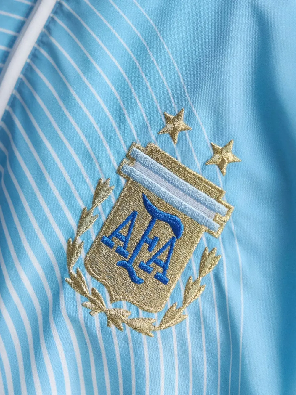 adidas Argentina Home Track 2006 jack met rits Wit