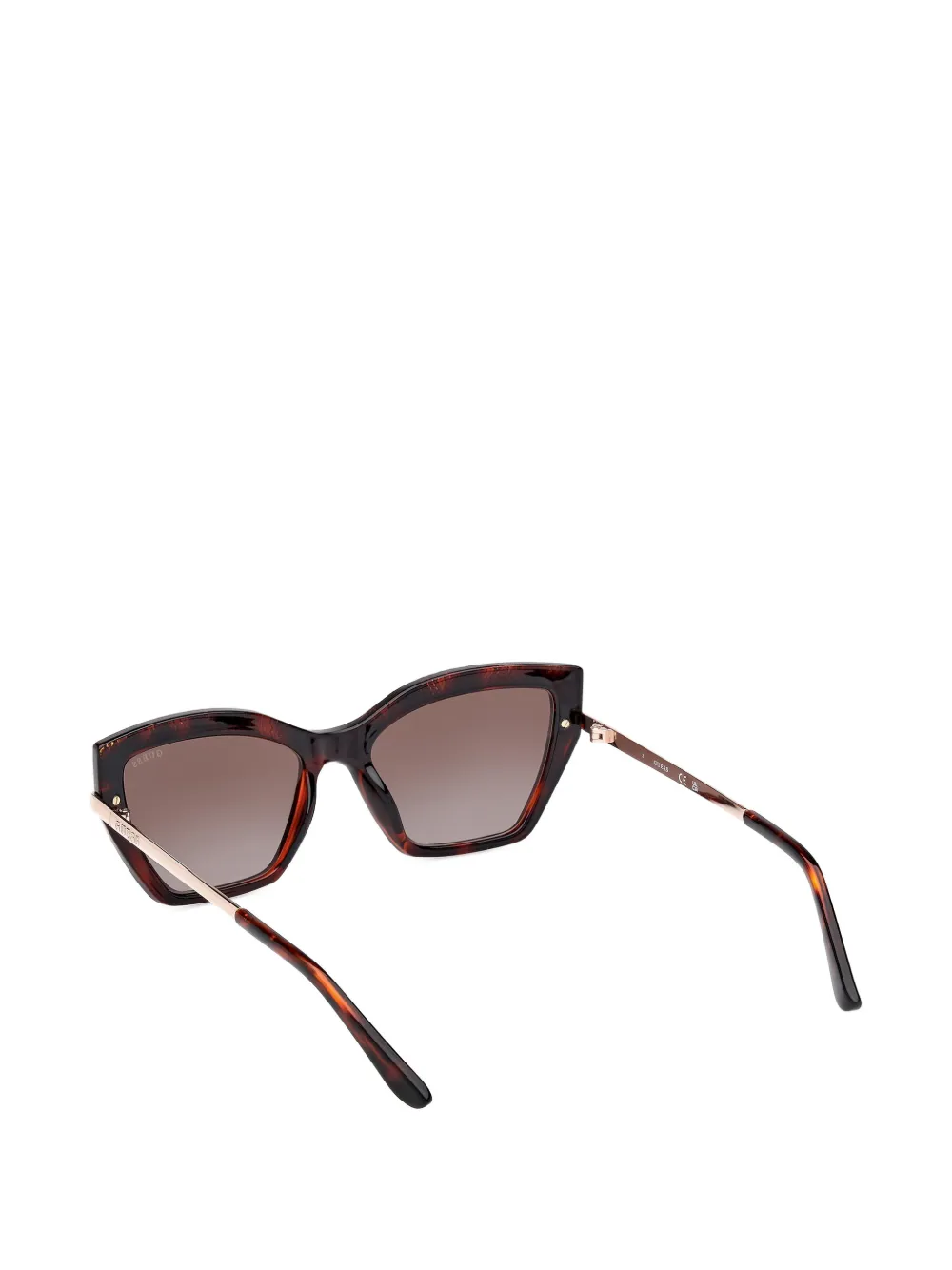 GUESS EYEWEAR Zonnebril met cat-eye montuur Bruin
