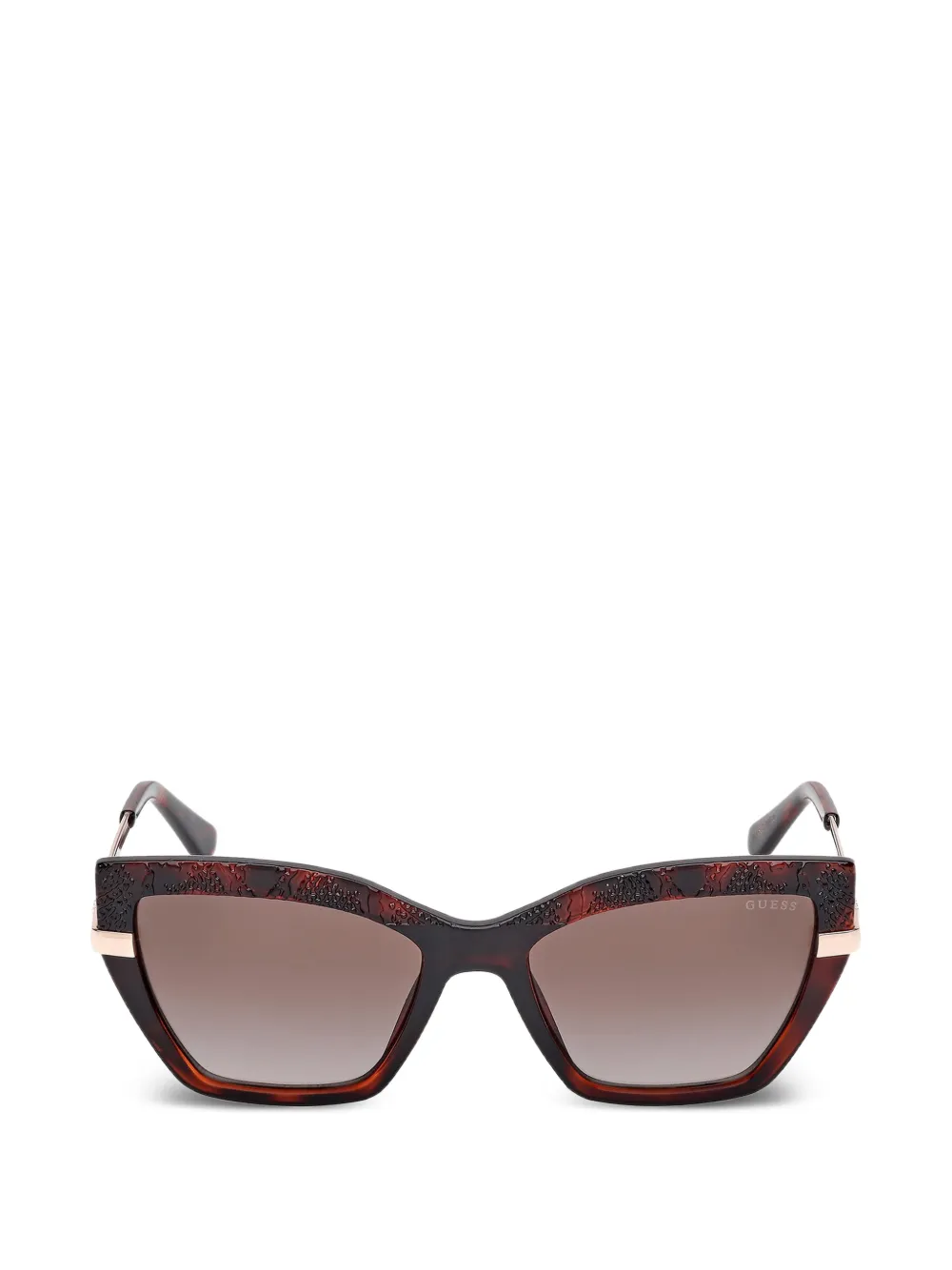 GUESS USA cat-eye sunglasses - Marrone