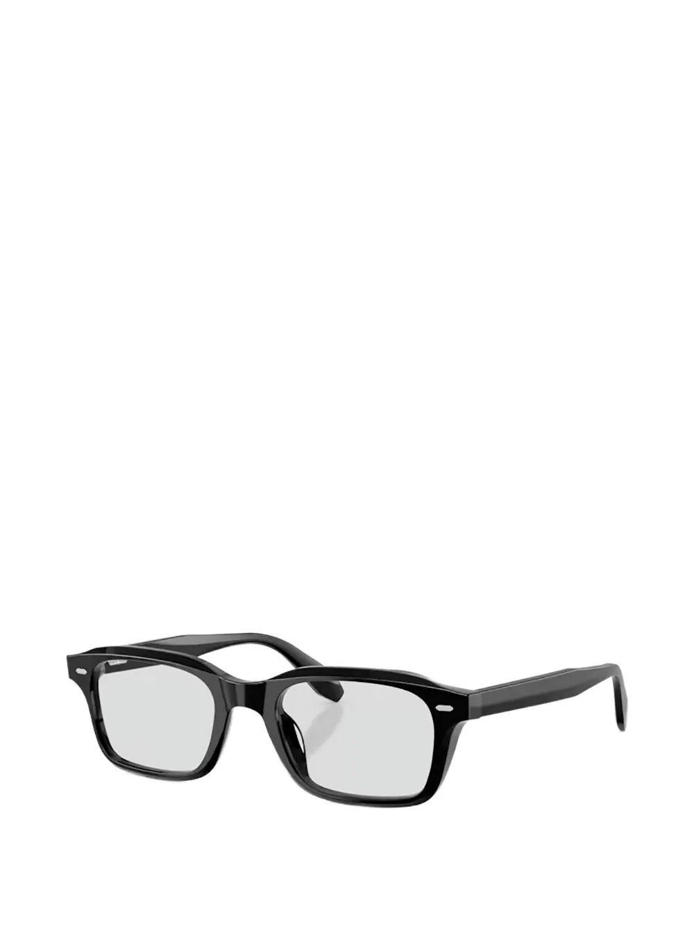 Oliver Peoples N.08 bril met rechthoekig montuur Zwart