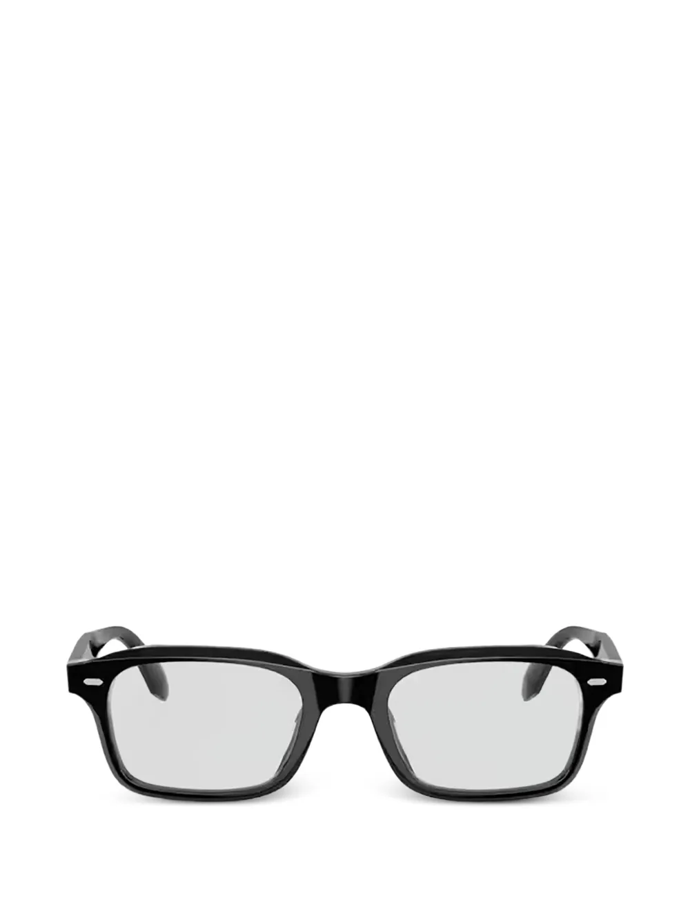 Oliver Peoples N.08 rectangle-frame glasses - Nero