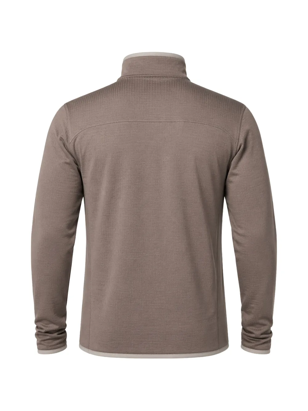 Columbia Jack met ritssluiting en ronde hoge hals Bruin