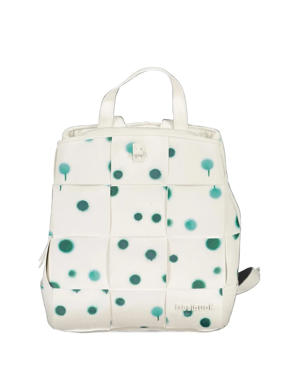 Desigual Zaino con stampa - Bianco