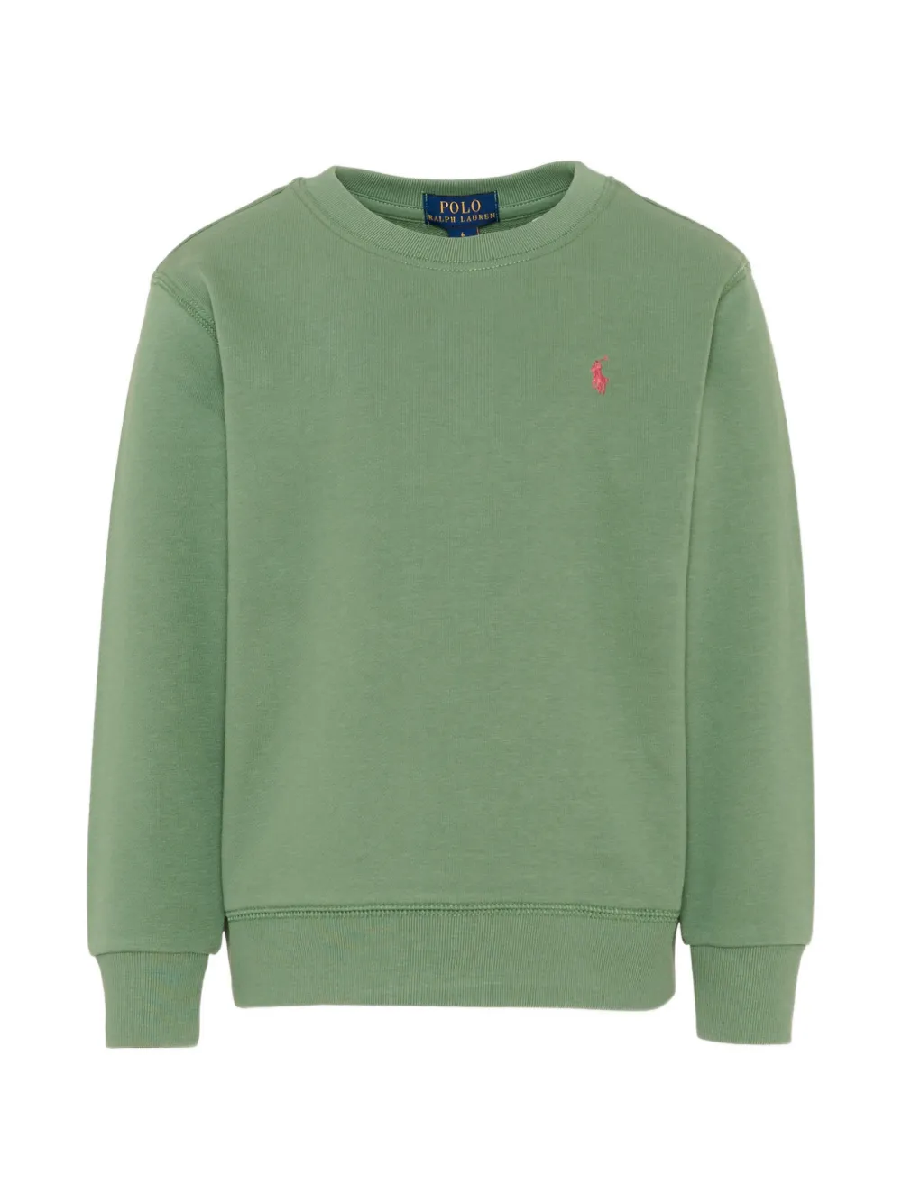 POLO RALPH LAUREN KIDS embroidered-logo sweatshirt - Verde