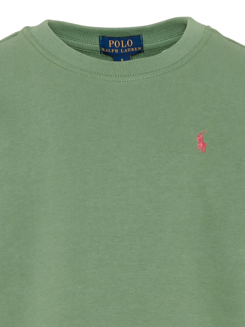 POLO RALPH LAUREN KIDS Sweater met geborduurd logo Groen