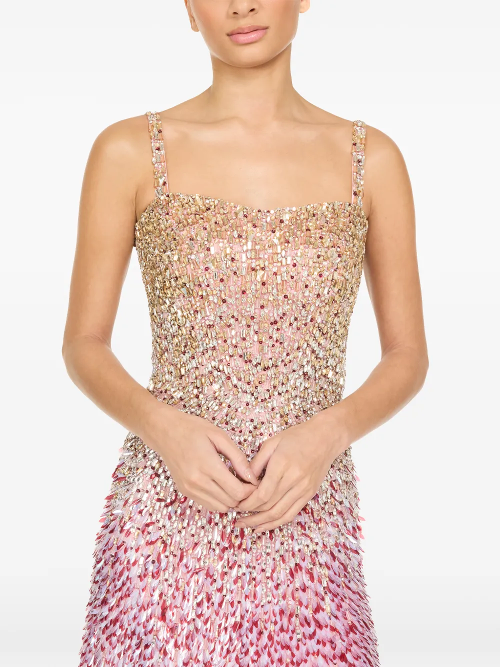 Jenny Packham Nima jurk Roze