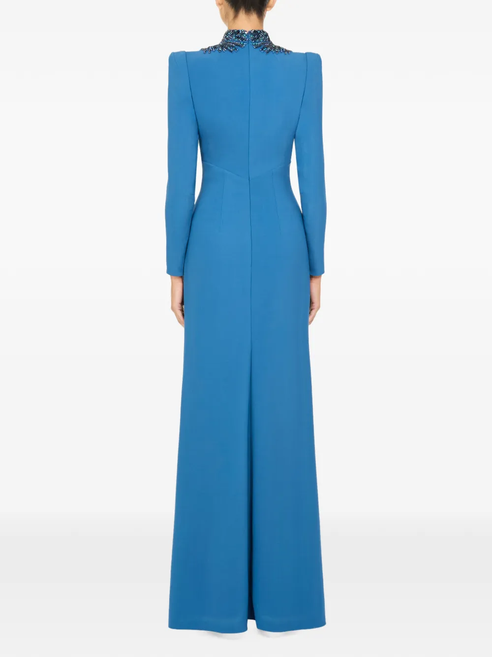 Jenny Packham Chama avondjurk Blauw