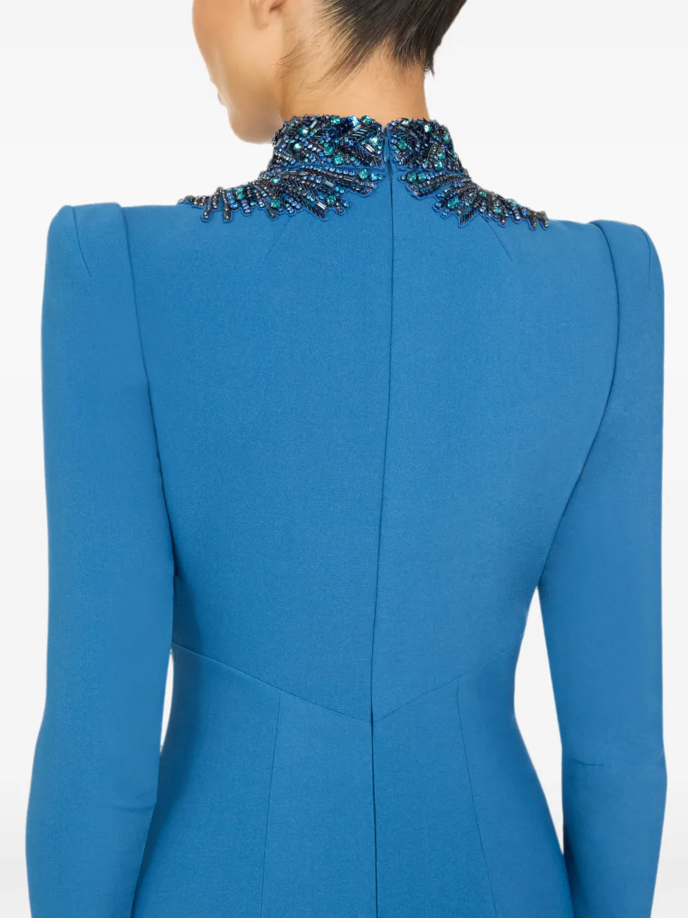Jenny Packham Chama avondjurk Blauw