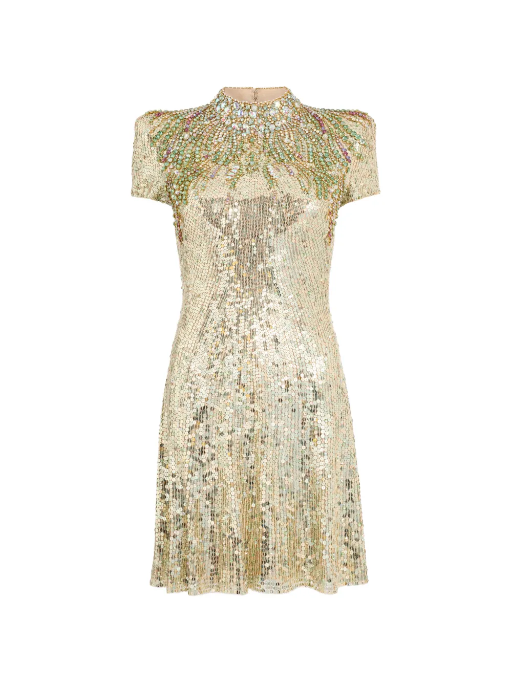 Jenny Packham mini Tala dress - Grün