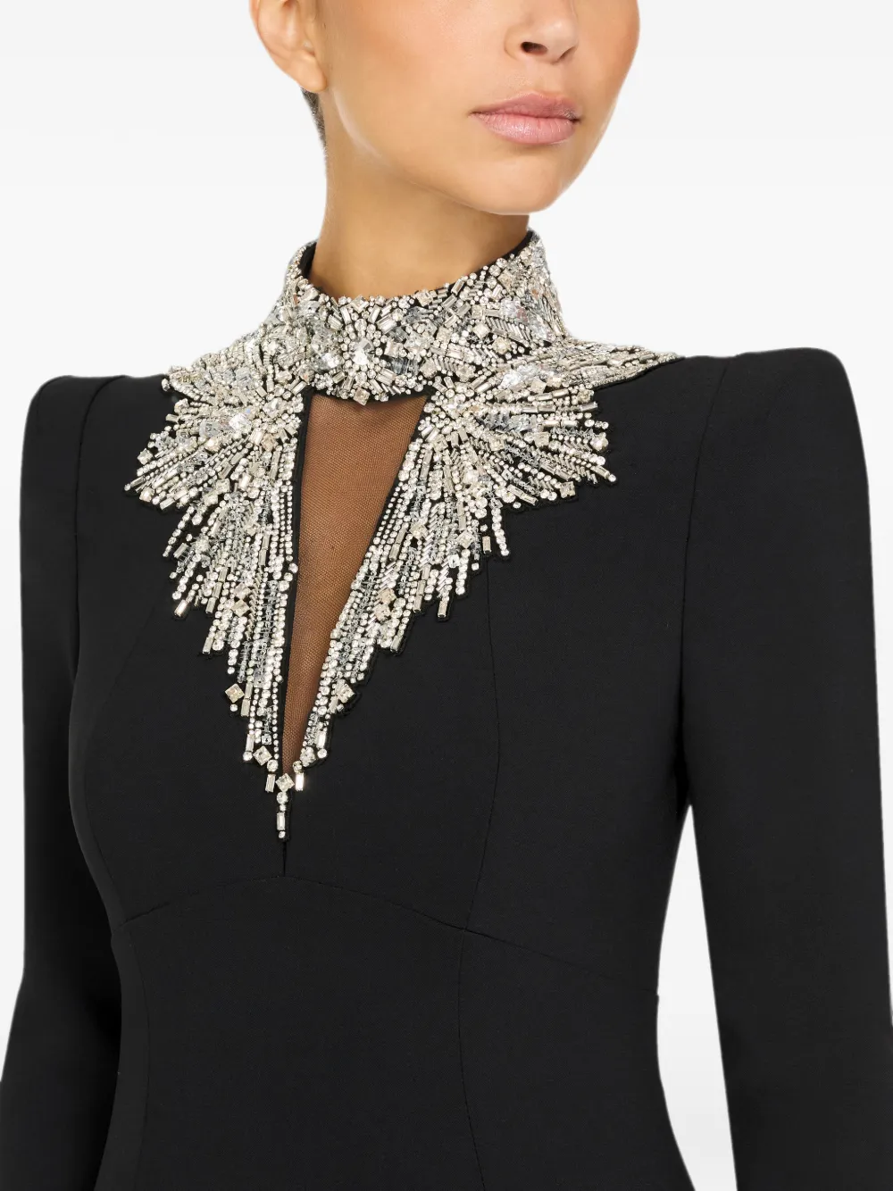 Jenny Packham Chama avondjurk Zwart