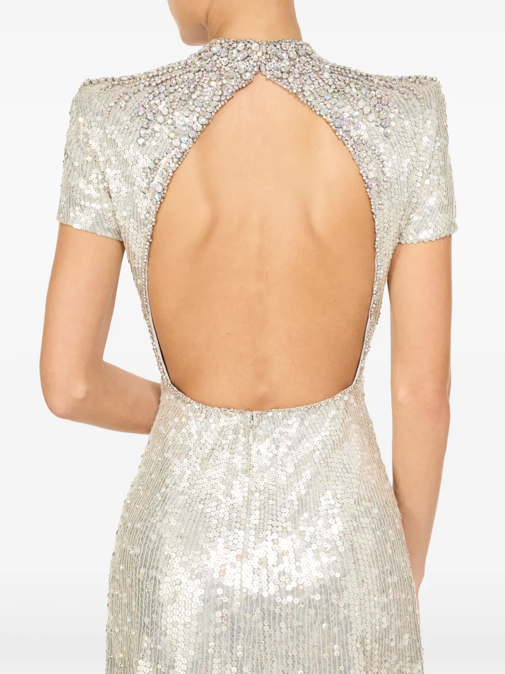 Jenny Packham Tala jurk Zilver