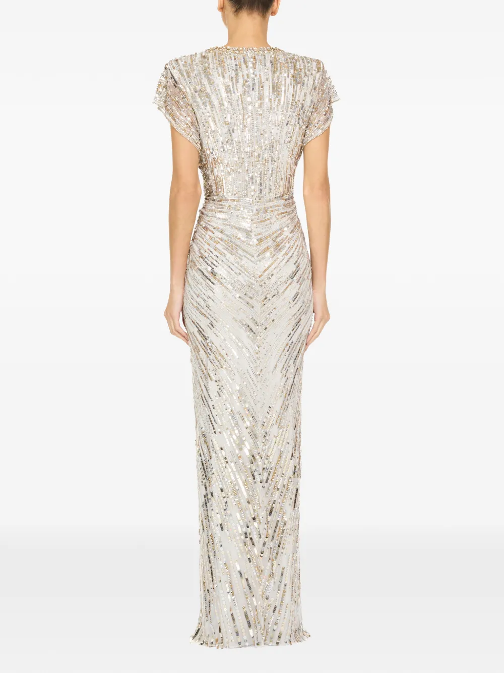Jenny Packham Lacie avondjurk Grijs