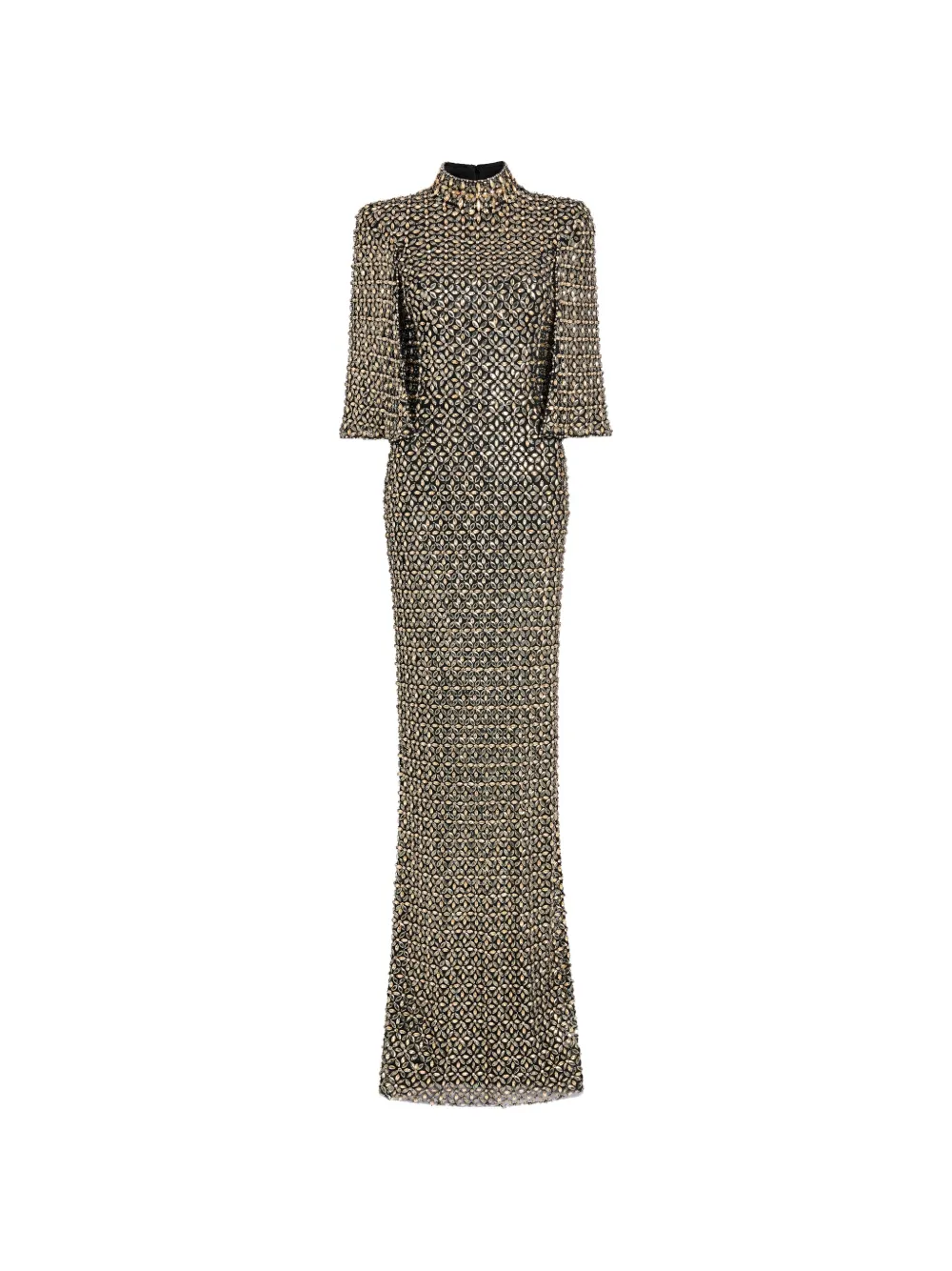 Jenny Packham Abito lungo Sedona - Toni neutri