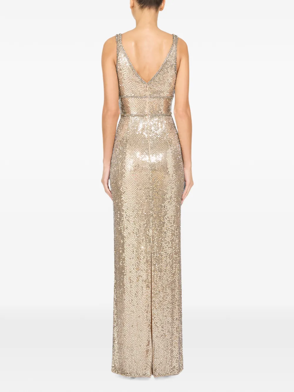 Jenny Packham Odina avondjurk Goud
