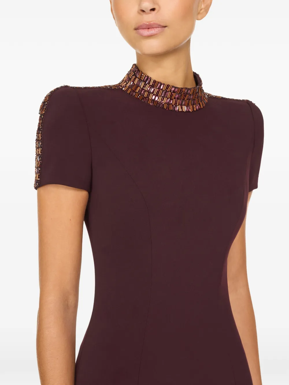 Jenny Packham Mesa jurk Rood