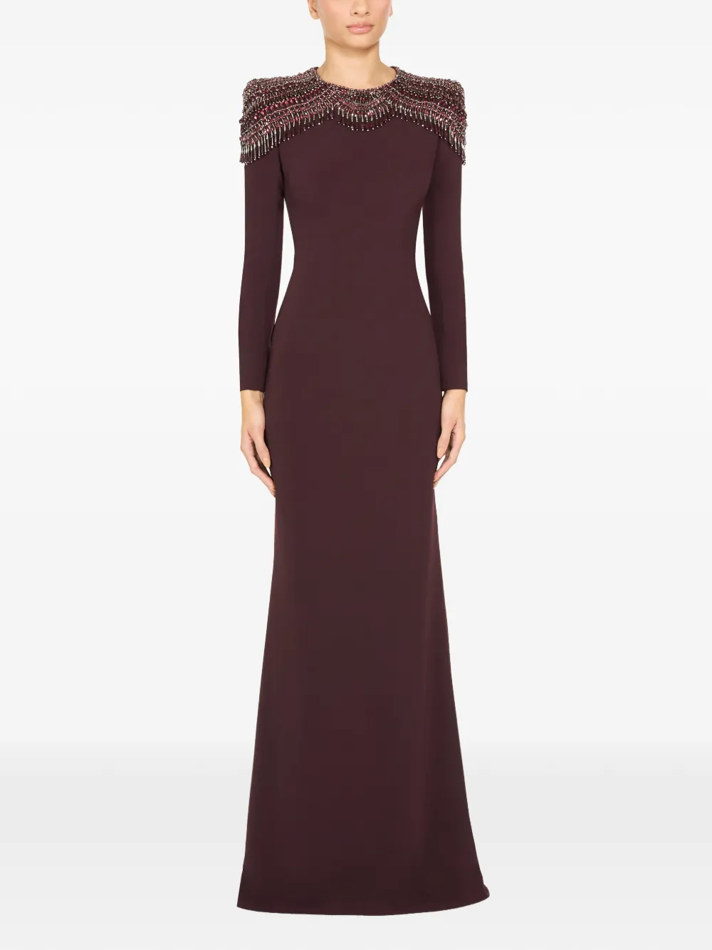 Jenny Packham Muse avondjurk Bruin