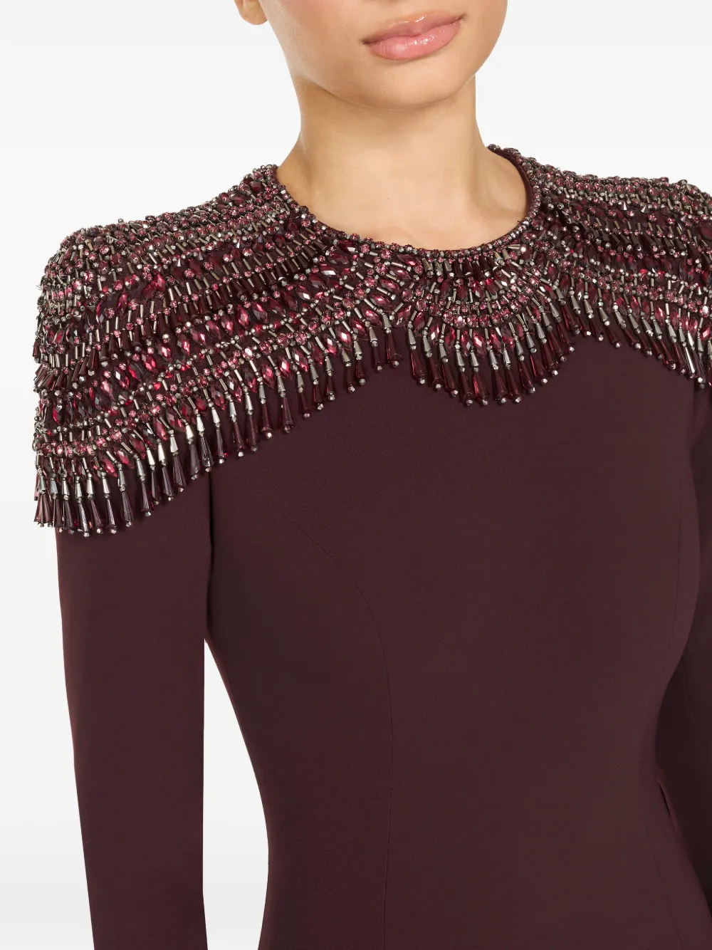 Jenny Packham Muse avondjurk Bruin