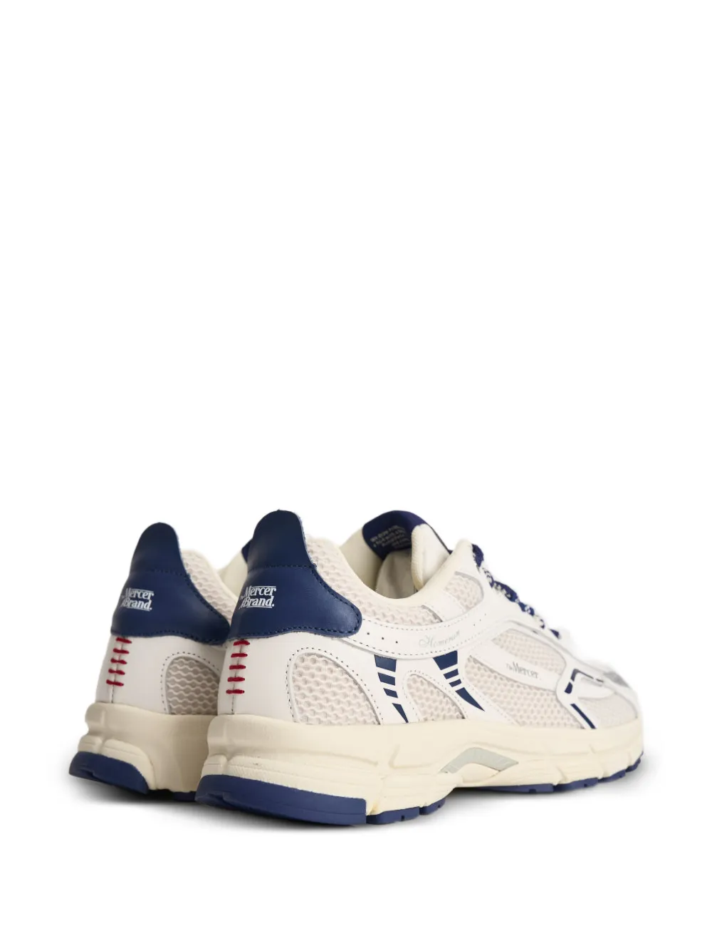 The Mercer Brand The Re-Run sneakers met vlakken Beige