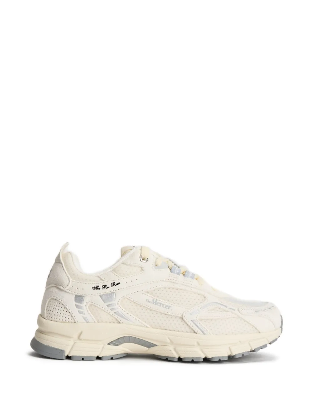 The Mercer Brand The Re-Run sneakers met vlakken Beige