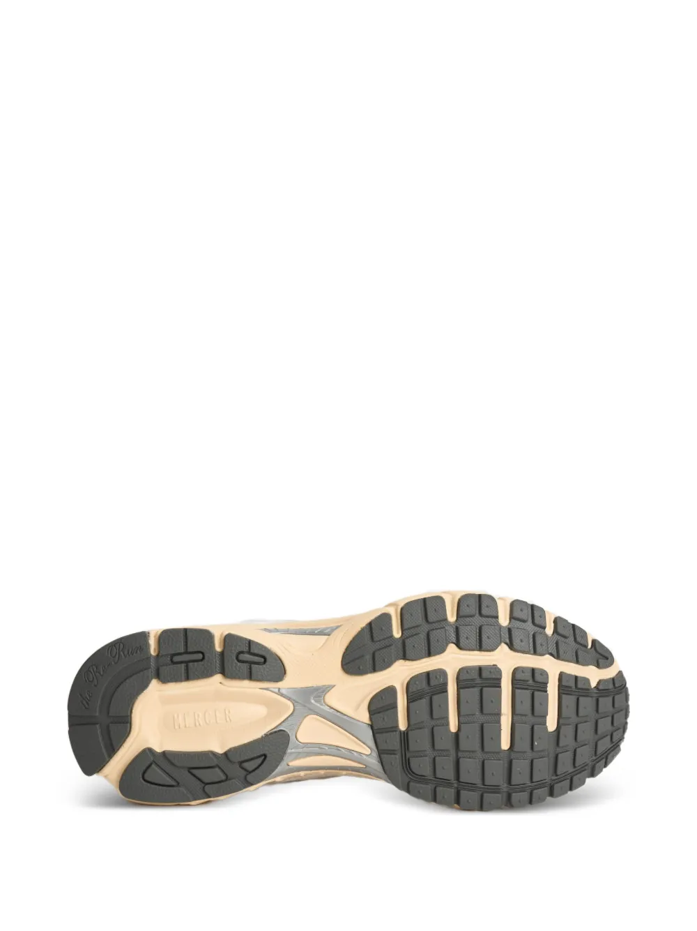 The Mercer Brand The Re-Run sneakers met vlakken Beige