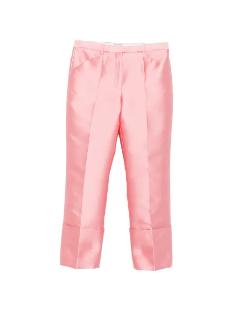 CALVIN KLEIN COLLECTION Pantaloni con finitura satinata
