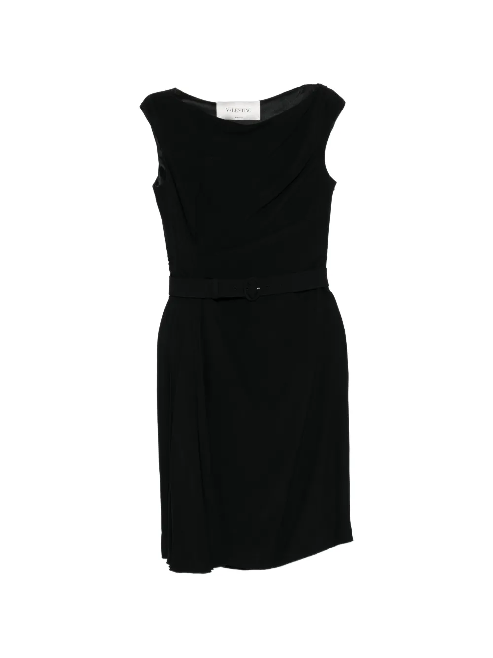Valentino Garavani Pre-Owned draped midi dress - Nero
