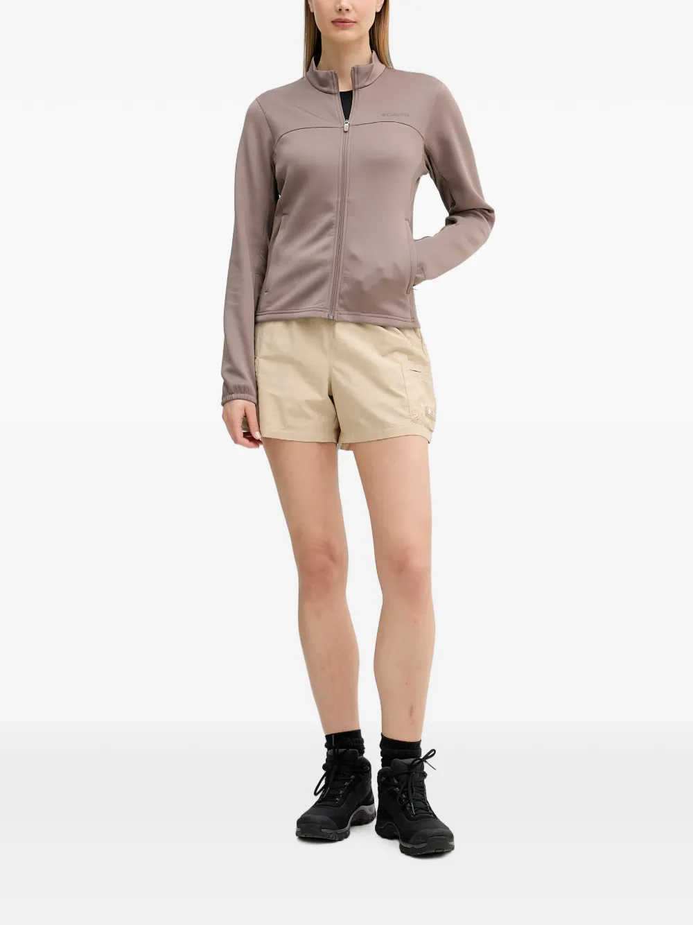 Columbia Sloan Crest sweater met hoge hals en rits Bruin