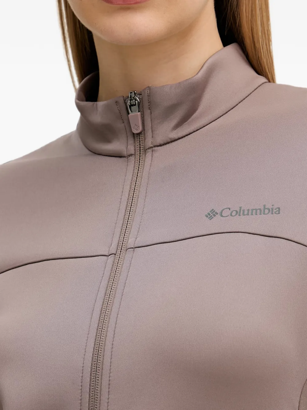 Columbia Sloan Crest sweater met hoge hals en rits Bruin