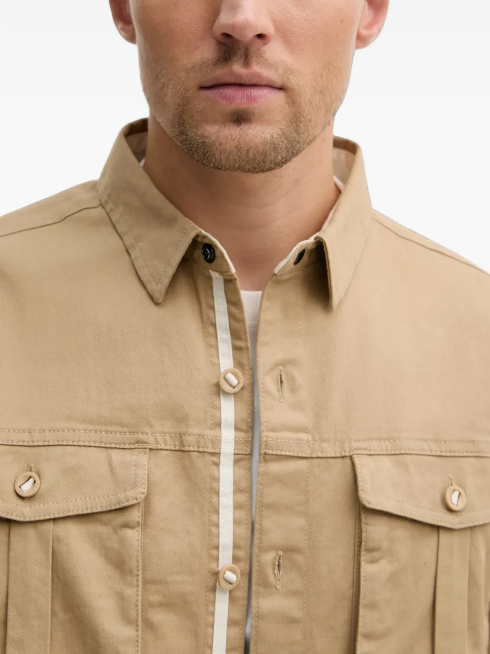 Columbia Acker Rock overhemd met korte mouwen Beige