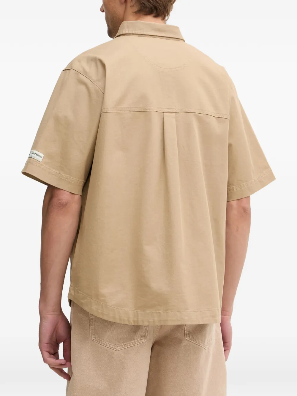 Columbia Acker Rock overhemd met korte mouwen Beige