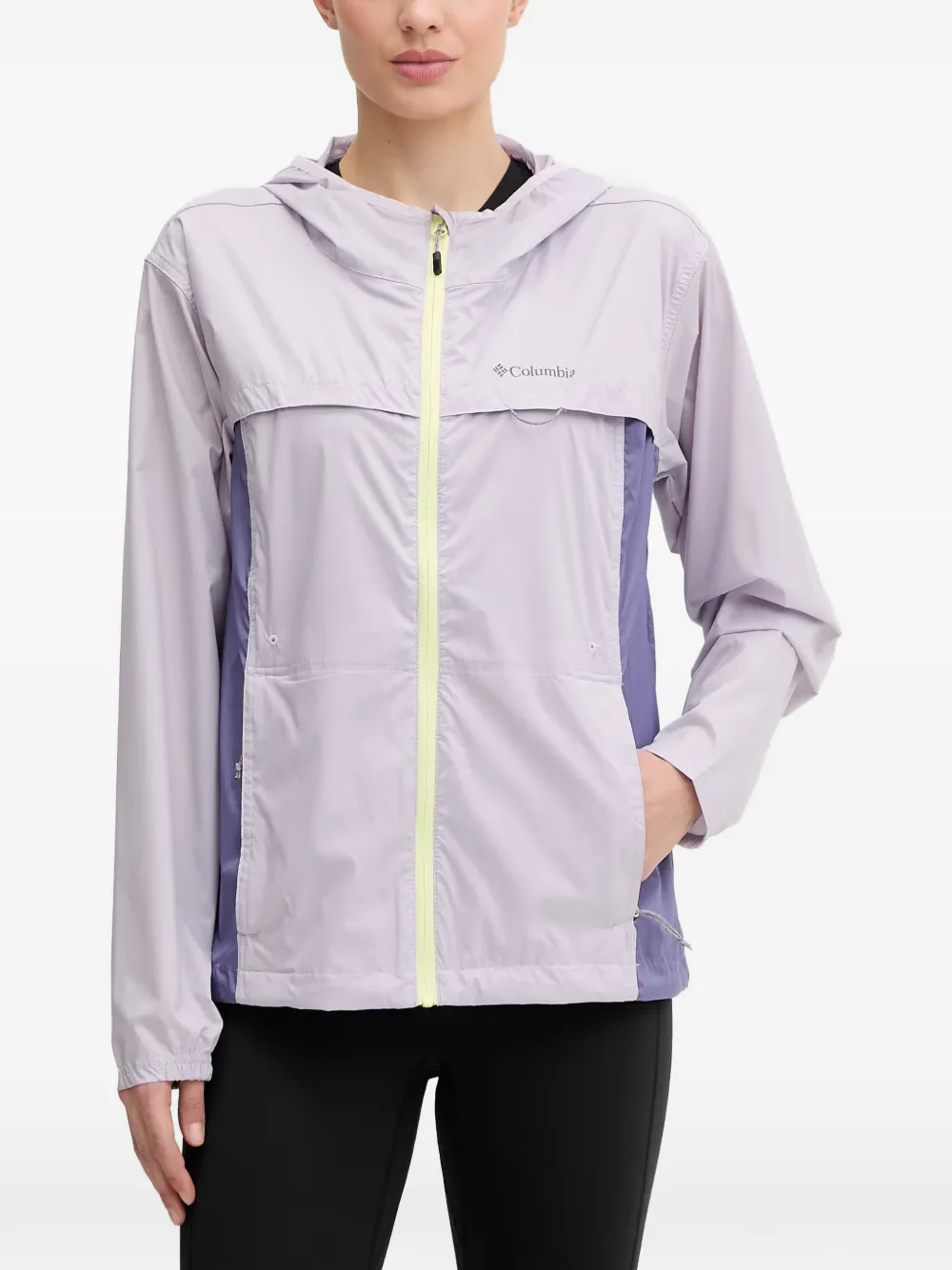 Columbia Crested Canyon logo-print hooded jacket - Violett