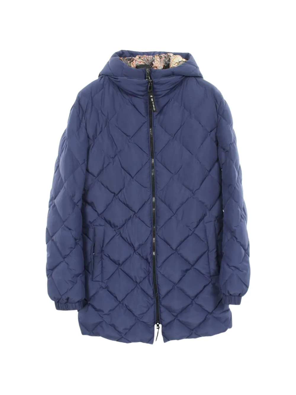 Etro Pre-Owned 2010s quilted jacket - Blu