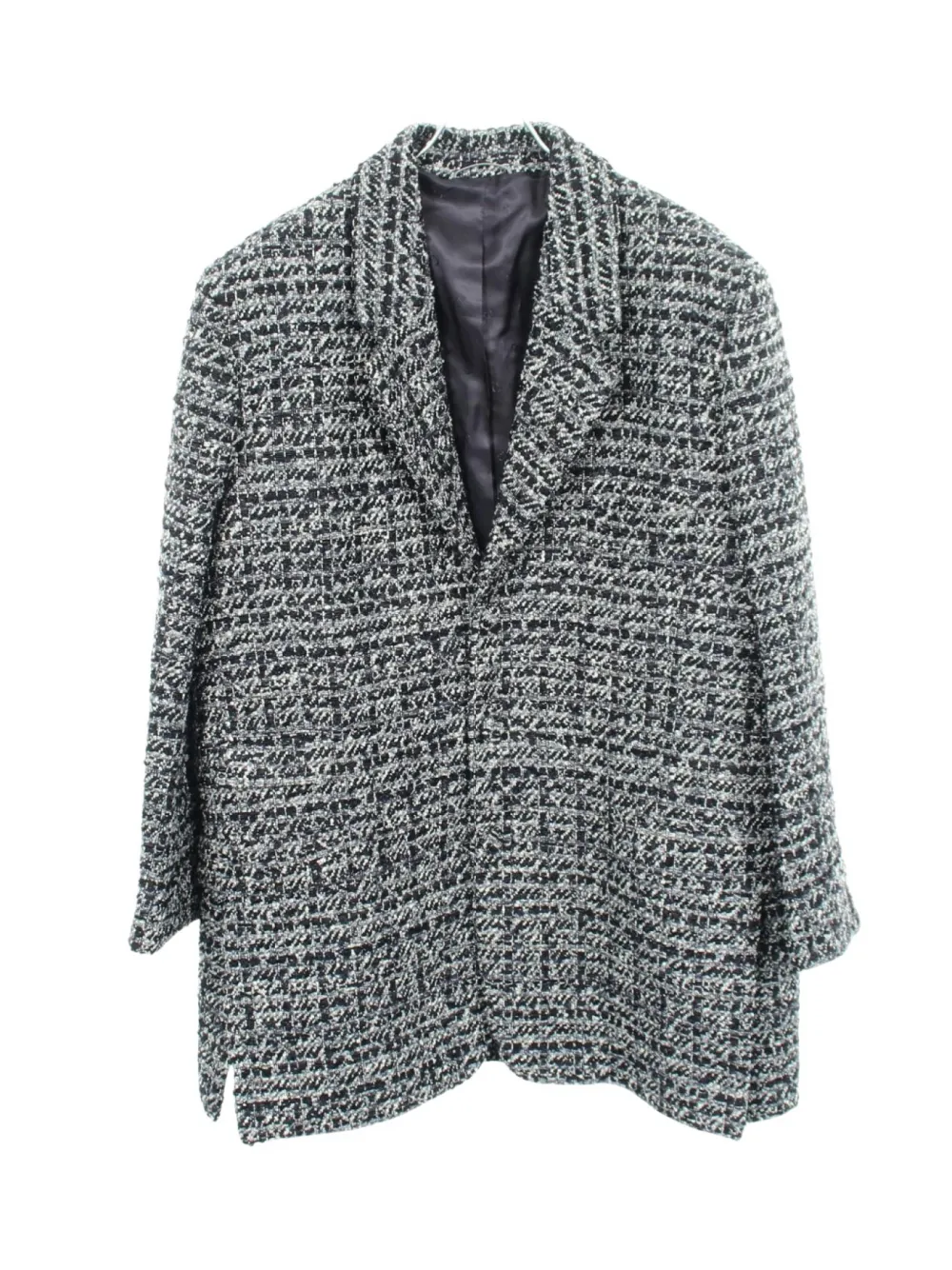 Christian Dior Pre-Owned veste en tweed à manches longues (années 2010) - Bleu Christian Dior Pre-Owned veste en tweed à manches longues (années 2010) - Bleu
