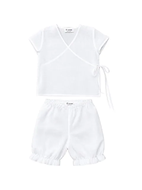 JESURUM BABY wrap ruffled tracksuit