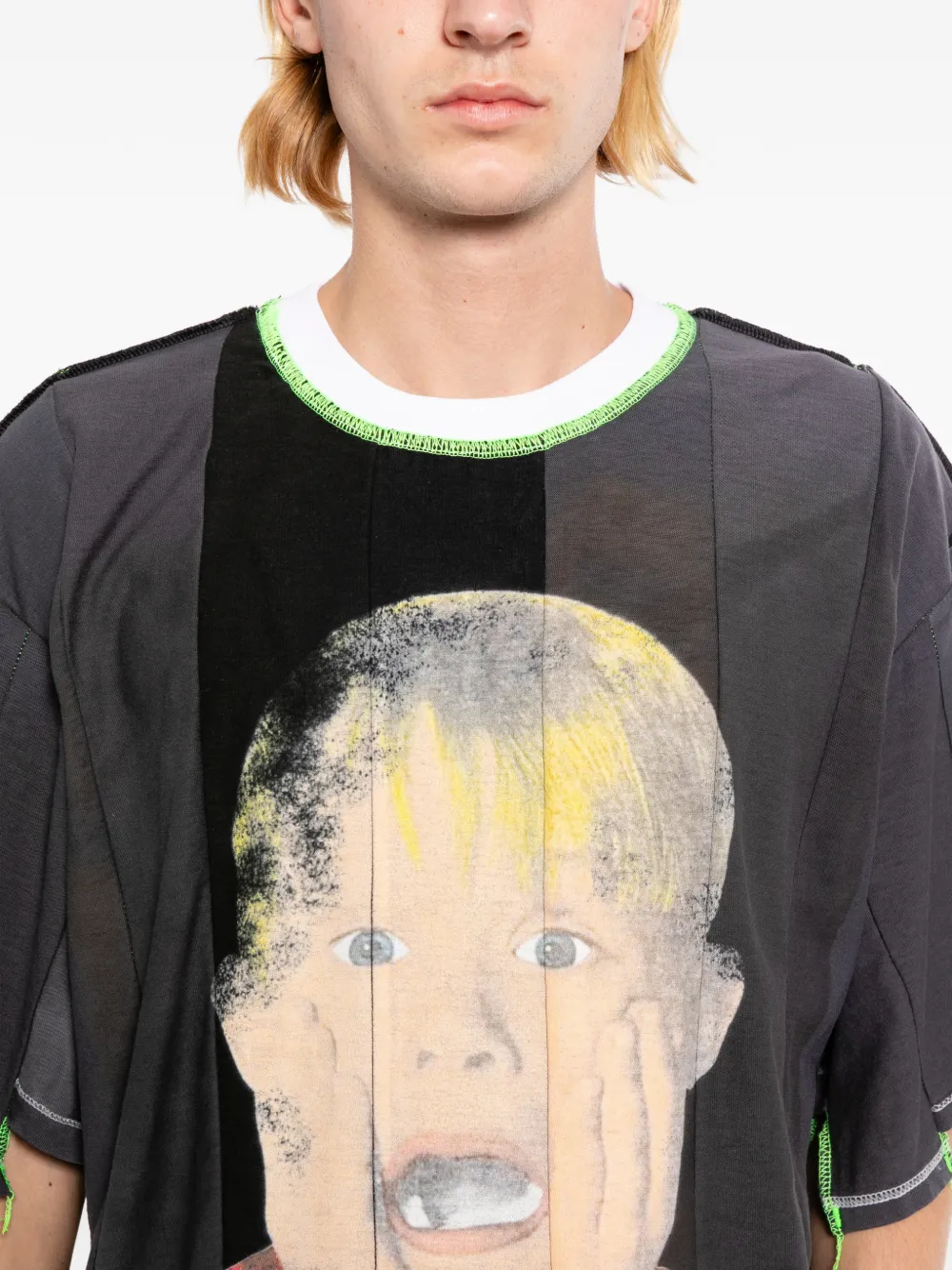 Better with Age T-shirt met print Zwart