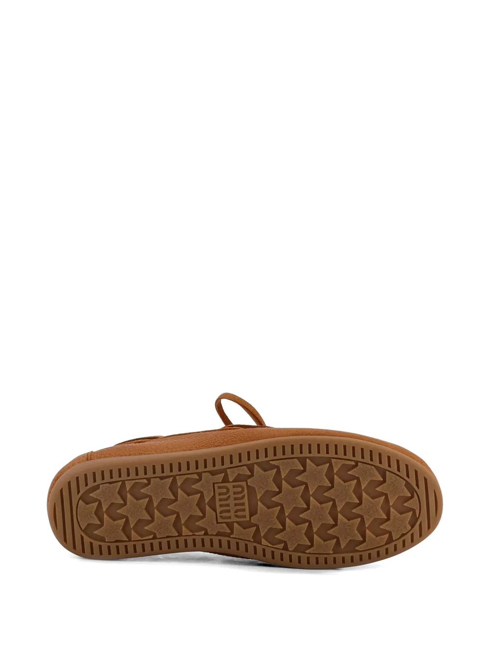 Miu lace-up logo-embossed loafers Bruin