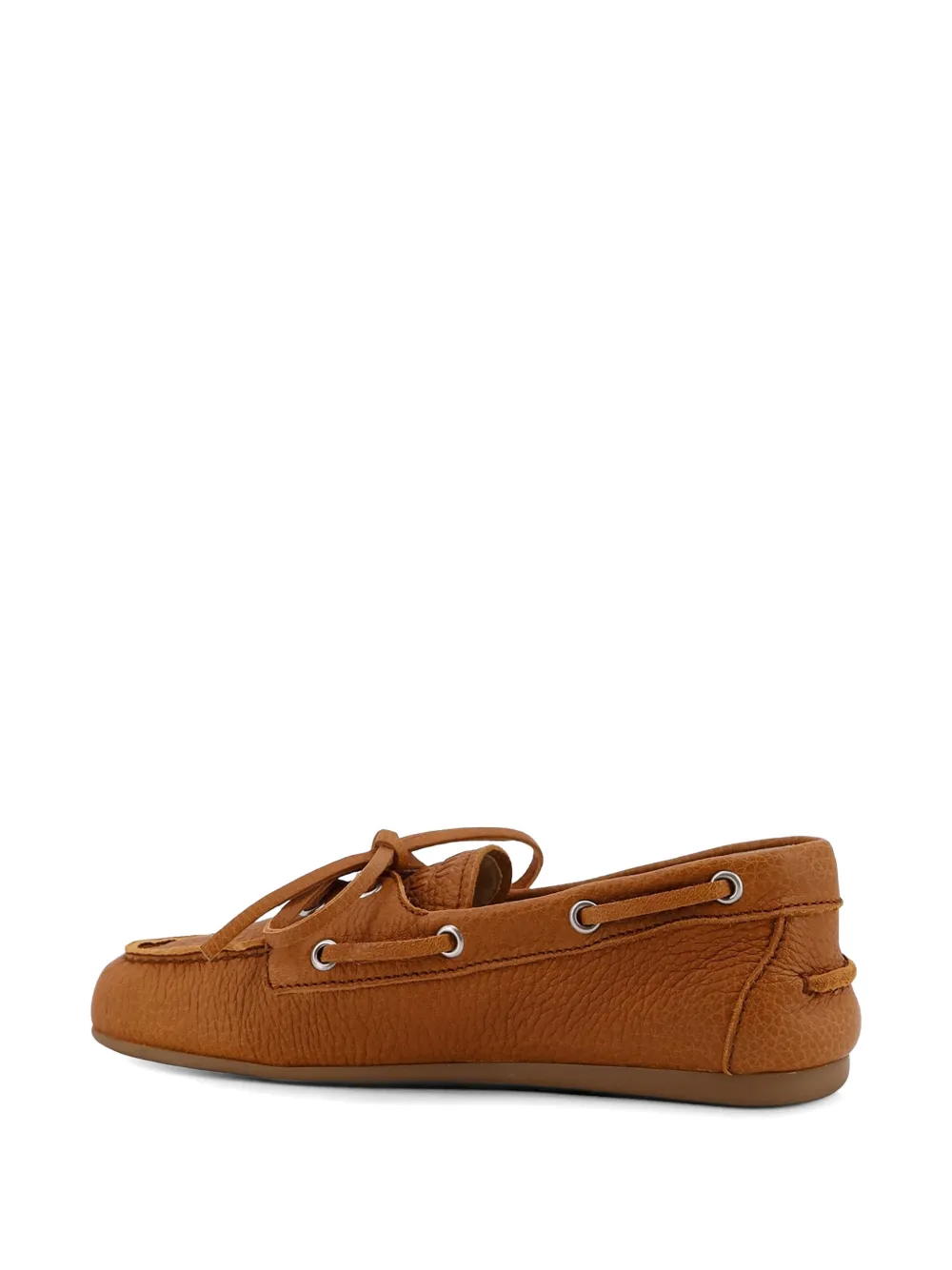 Miu lace-up logo-embossed loafers Bruin