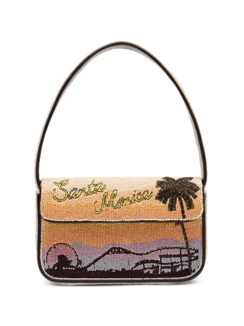 STAUD Tommy bead-embellished shoulder bag